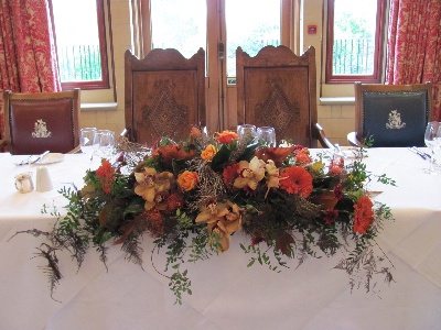 Autumn Top table