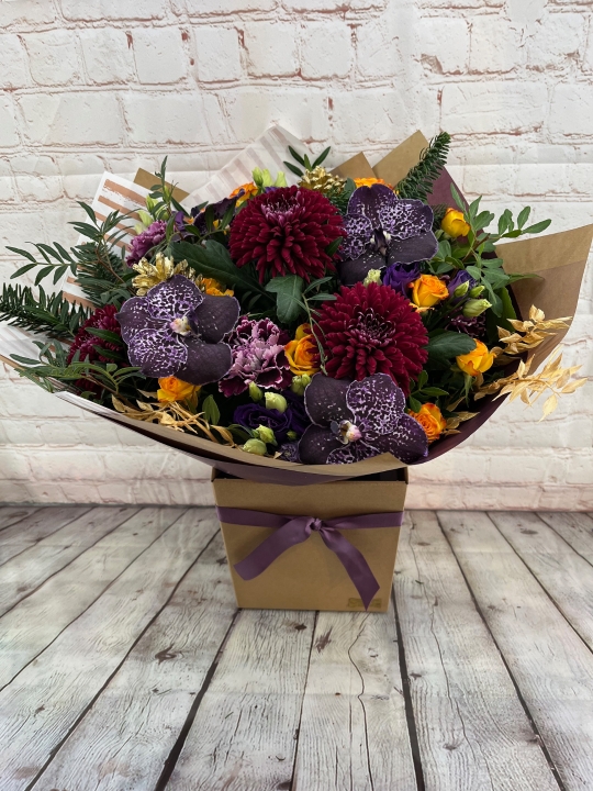 Opulent Jewelled Yule Hand Tied