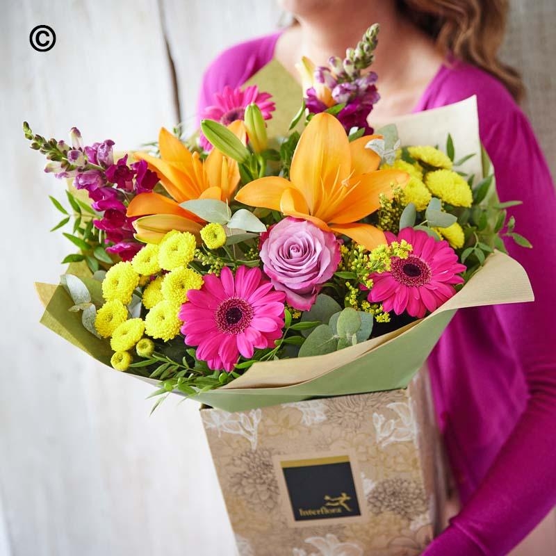 Vibrant Autumn Hand tied