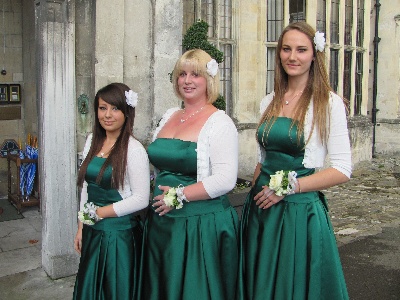 Wrist corsages for bridesmaids  buy online or call 01903 214105