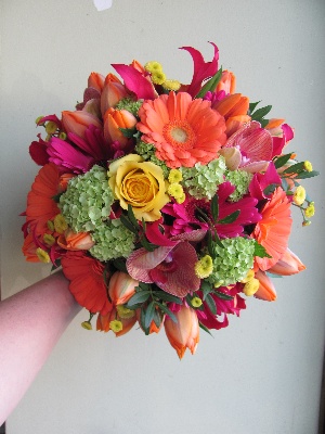 Pink and Orange bouquet