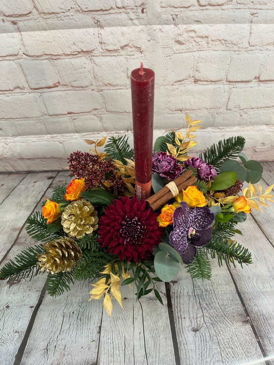 Jewelled Candle Arrangement