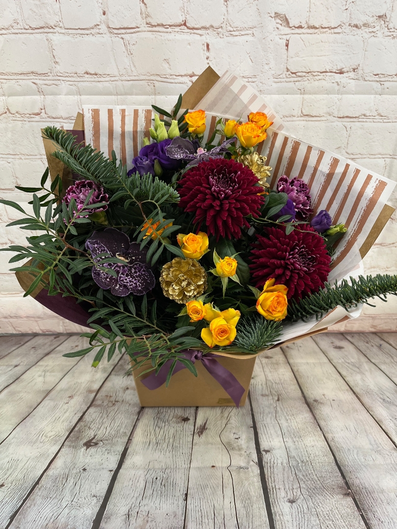 Jewelled Yule Hand Tied