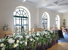 Giant full length top table arrangement