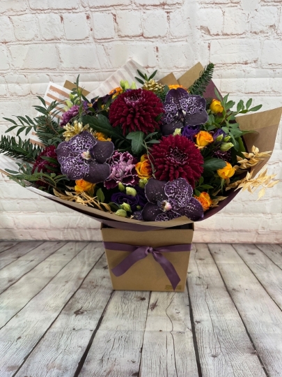 Opulent Jewelled Yule Hand Tied