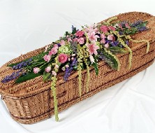 Seasonal casket spray