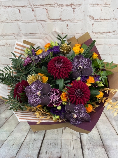 Opulent Jewelled Yule Hand Tied