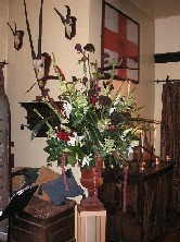 Large arrangement at Amberley Castle